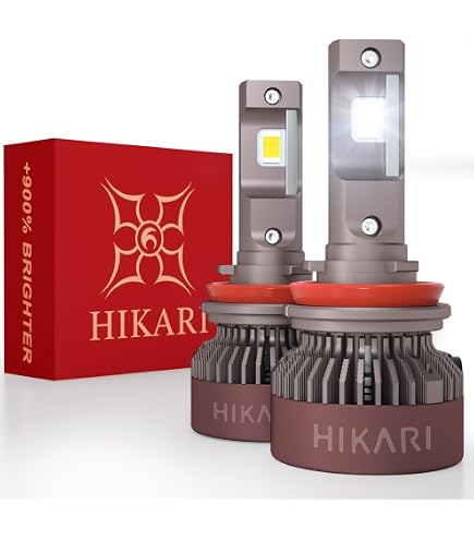 Hikari 2026 Future 80000LM H1 LED Headlight Bulbs, 65W Titanova